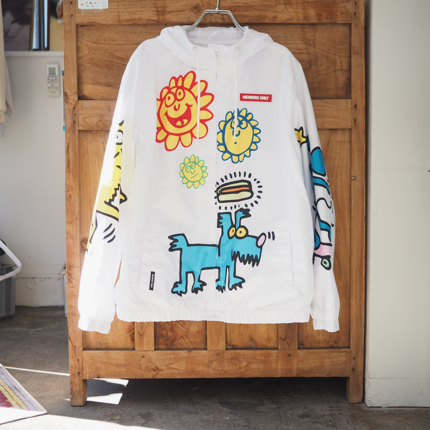 MEMBERS ONLY Keith Haring Nylon Jacket