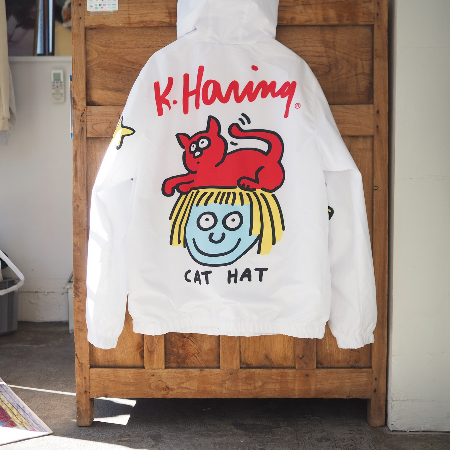 MEMBERS ONLY Keith Haring Nylon Jacket