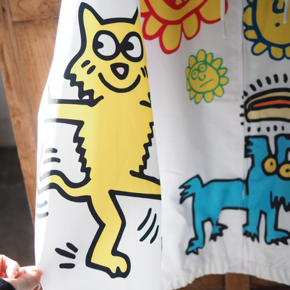 MEMBERS ONLY Keith Haring Nylon Jacket