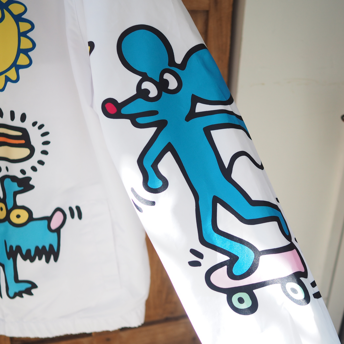 MEMBERS ONLY Keith Haring Nylon Jacket