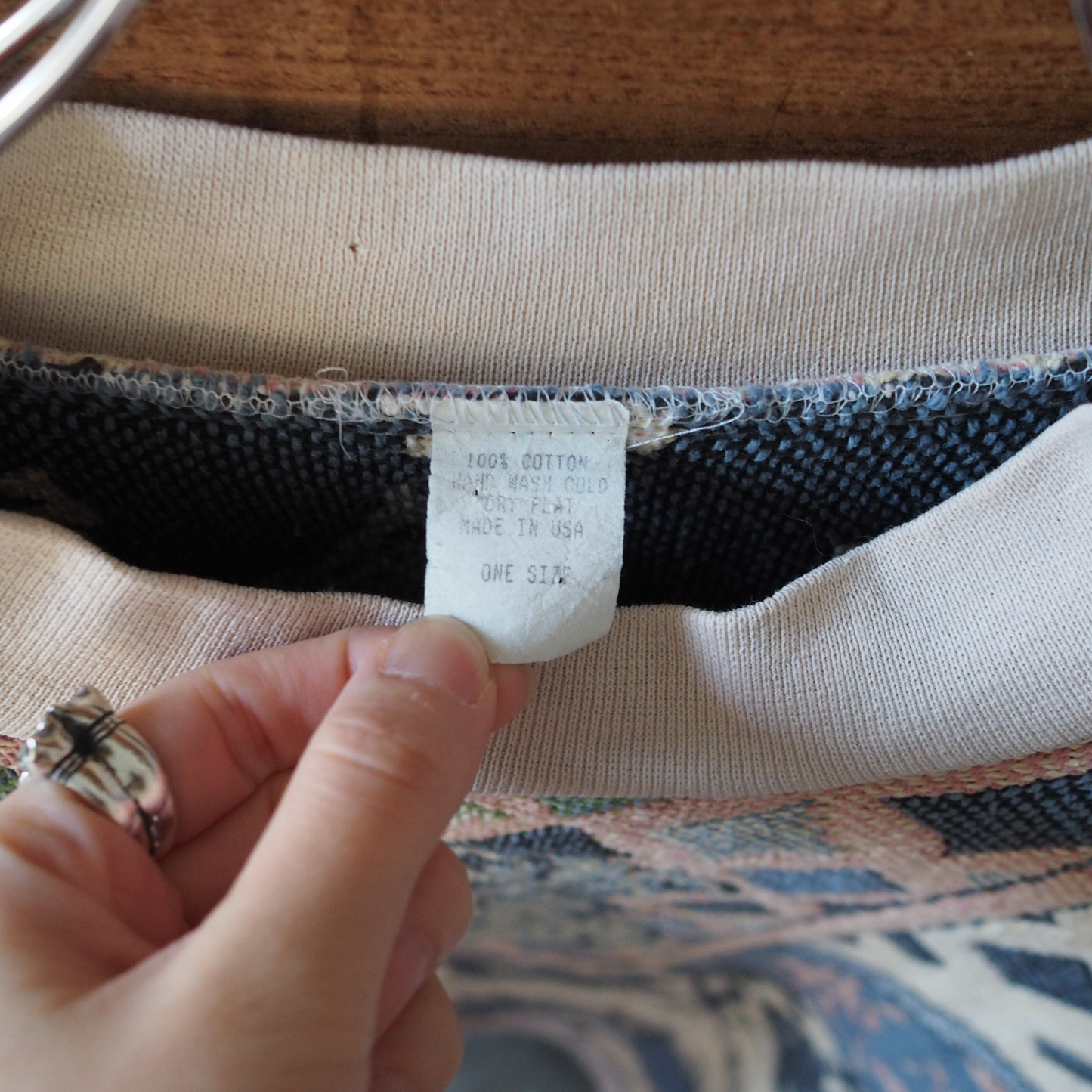 Cat Memories Sweater / Sugar Street Weavers / 90s