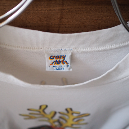 Meowie Christmas Tee / 90s / Made in USA