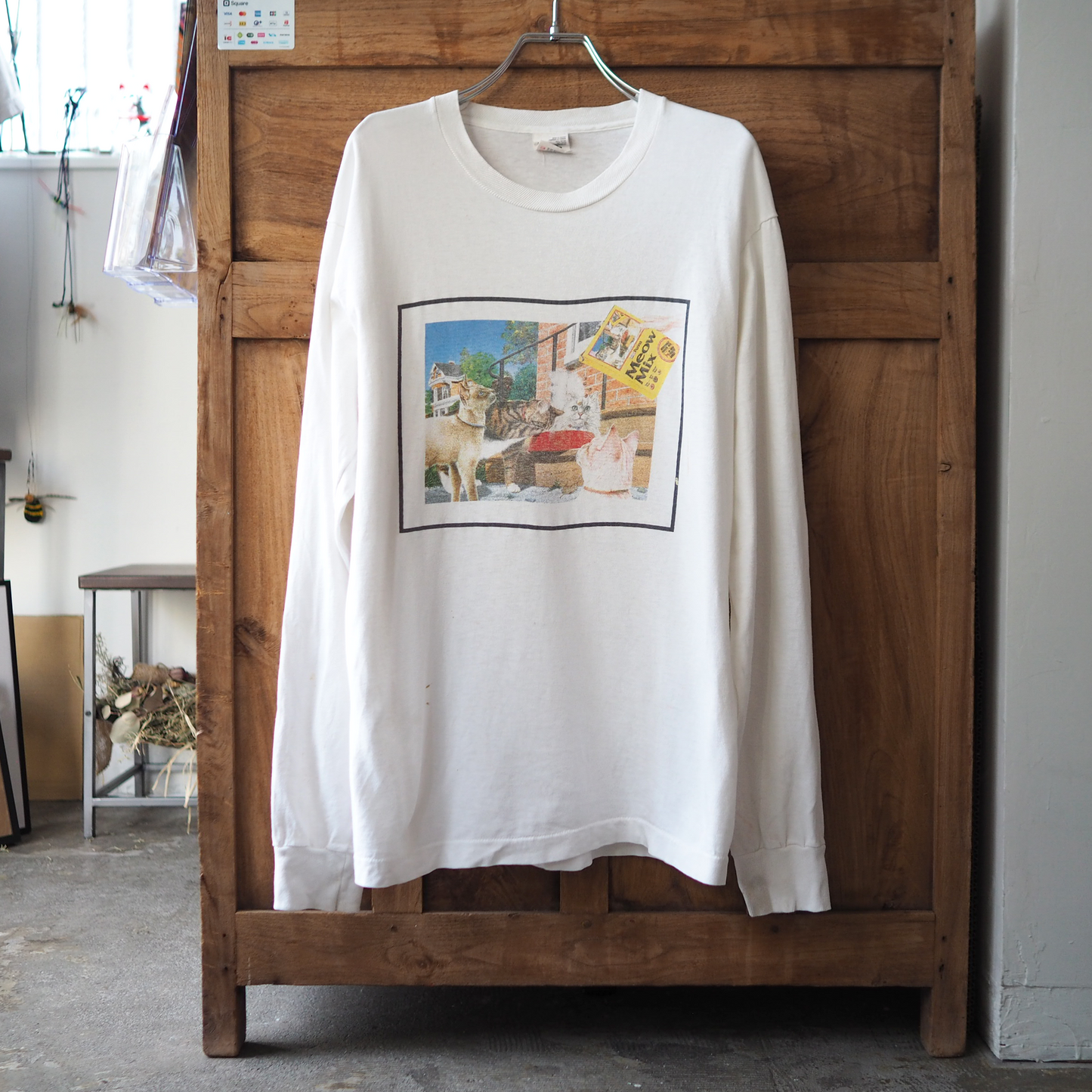 Meow Mix Long-Sleeve Tee / 90s / Made in Canada