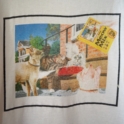 Meow Mix Long-Sleeve Tee / 90s / Made in Canada
