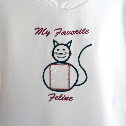 My Favorite Feline Sweat / 90s-