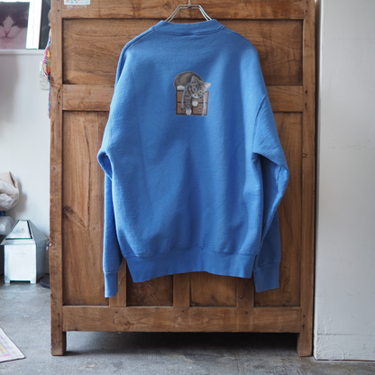 Naughty Cats Sweatshirt / 90s / Made in USA