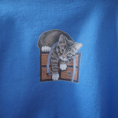 Naughty Cats Sweatshirt / 90s / Made in USA
