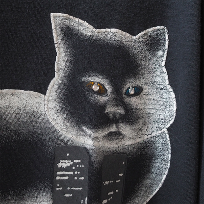 Odd Eye Cat New York Tee / 80s / Made in USA