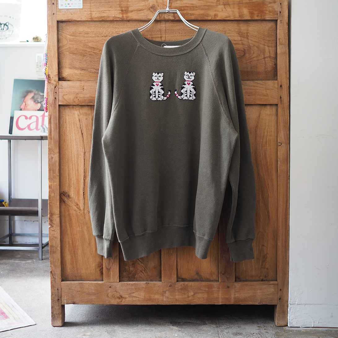 Old Gap Cats Sweatshirt / 80s / Made in USA