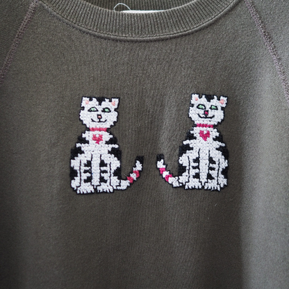 Old Gap Cats Sweatshirt / 80s / Made in USA