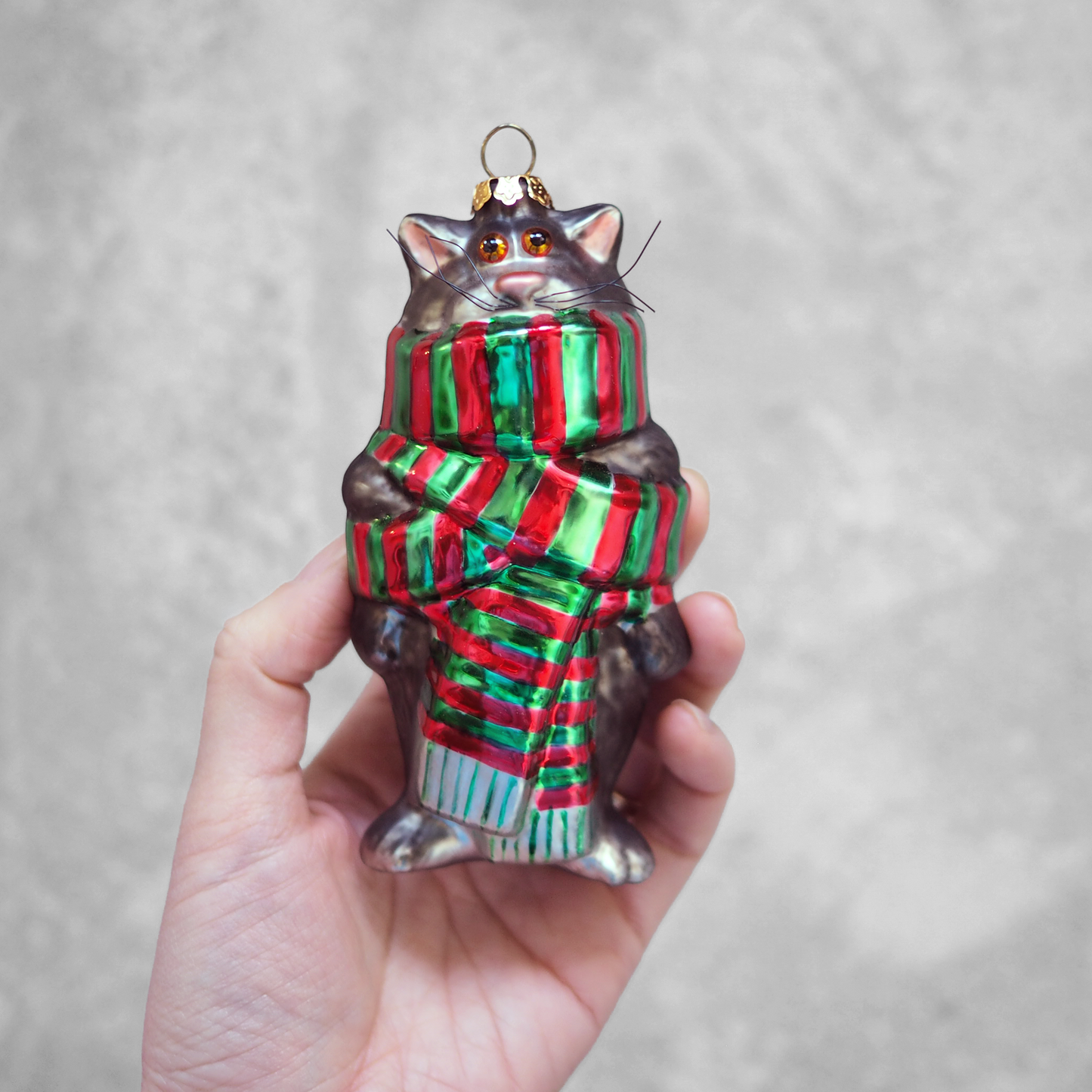 Xmas Ornament "Scarf Cat" / Kurt Adler × The Art Institute of Chicago