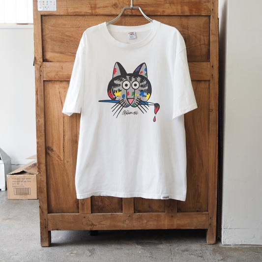Painter Kliban Cat Tee / 90s / Made in USA / Crazy Shirts