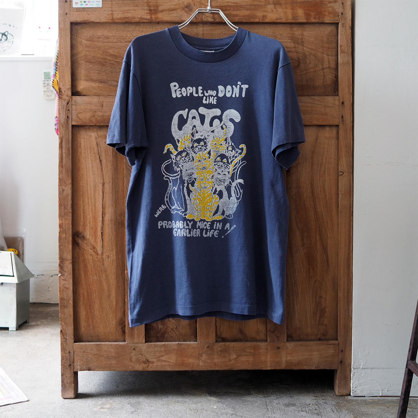 People Who Don't Like Cats Were... Tee / 90s / Made in USA