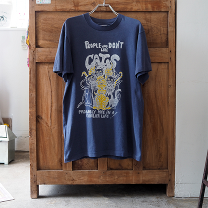 People Who Don't Like Cats Were... Tee / 90s / Made in USA