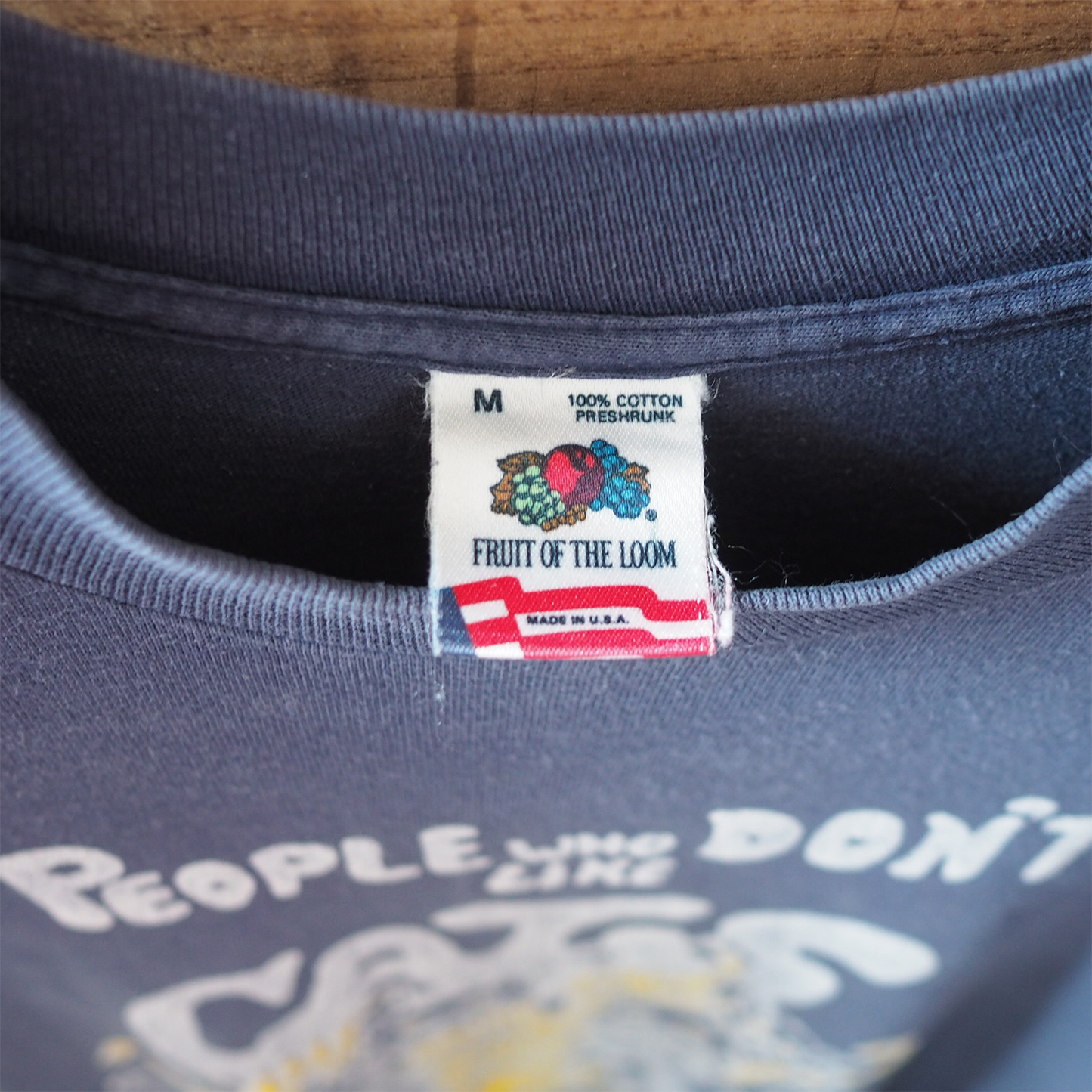 People Who Don't Like Cats Were... Tee / 90s / Made in USA
