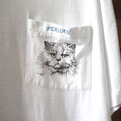 Persian Cat Tee / 80s / Made in USA