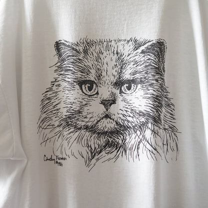Persian Cat Tee / 80s / Made in USA
