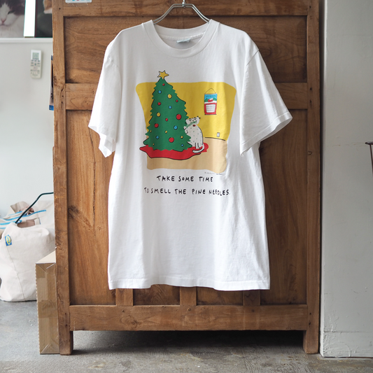 Take Some Time Xmas Tee / 90s / Made in USA