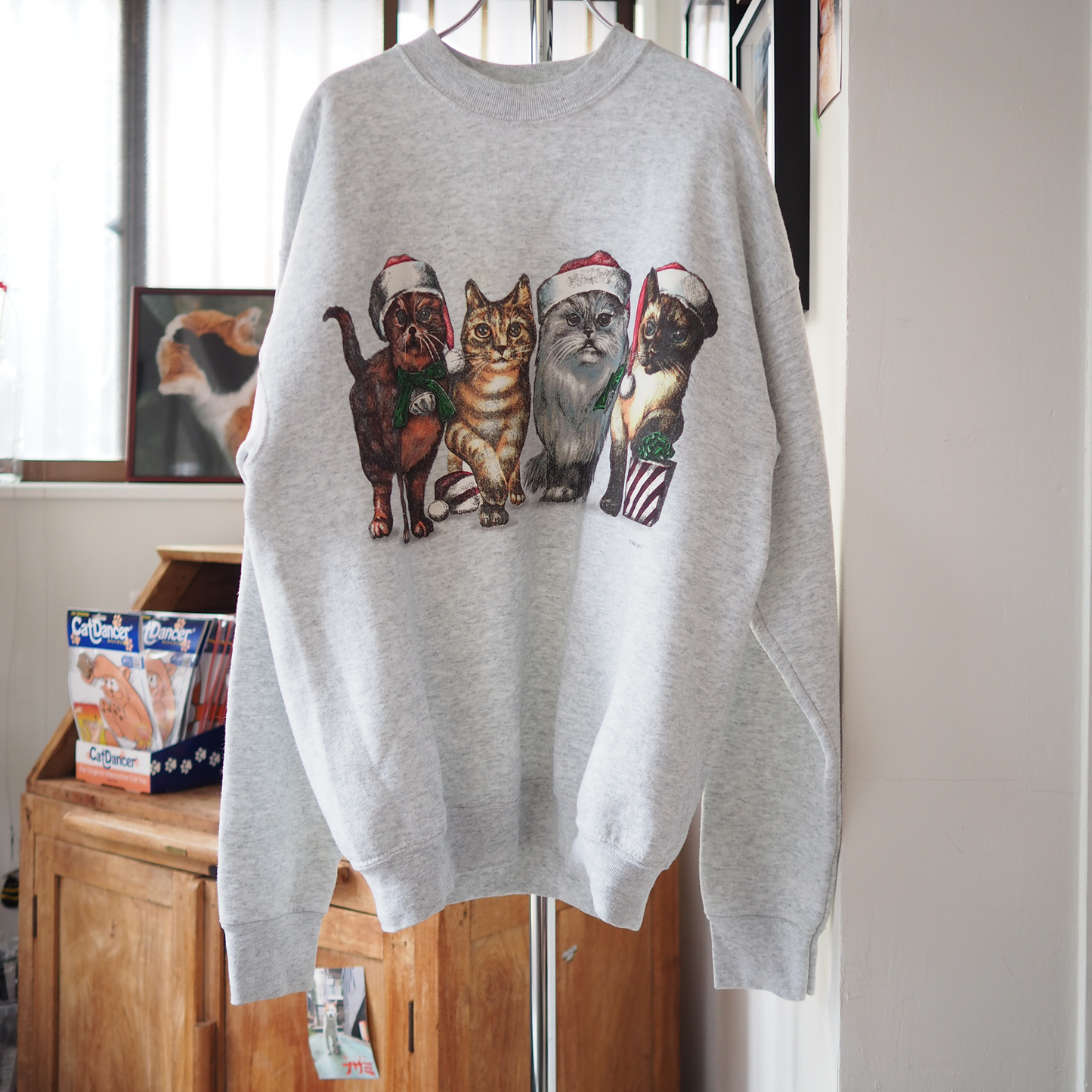 Prints of Tails Xmas Sweat / 90s / Made in USA