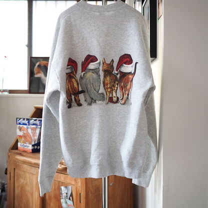 Prints of Tails Xmas Sweat / 90s / Made in USA