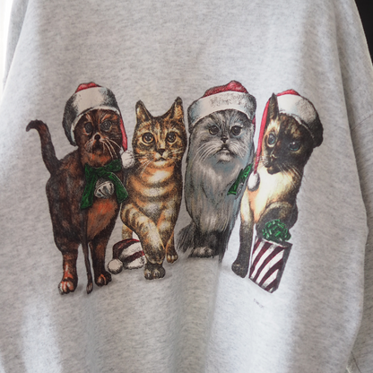 Prints of Tails Xmas Sweat / 90s / Made in USA