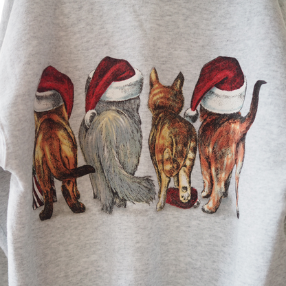 Prints of Tails Xmas Sweat / 90s / Made in USA
