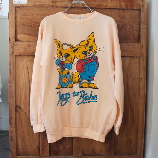 Rags to riches Sweat / 90s / Made in U.K.