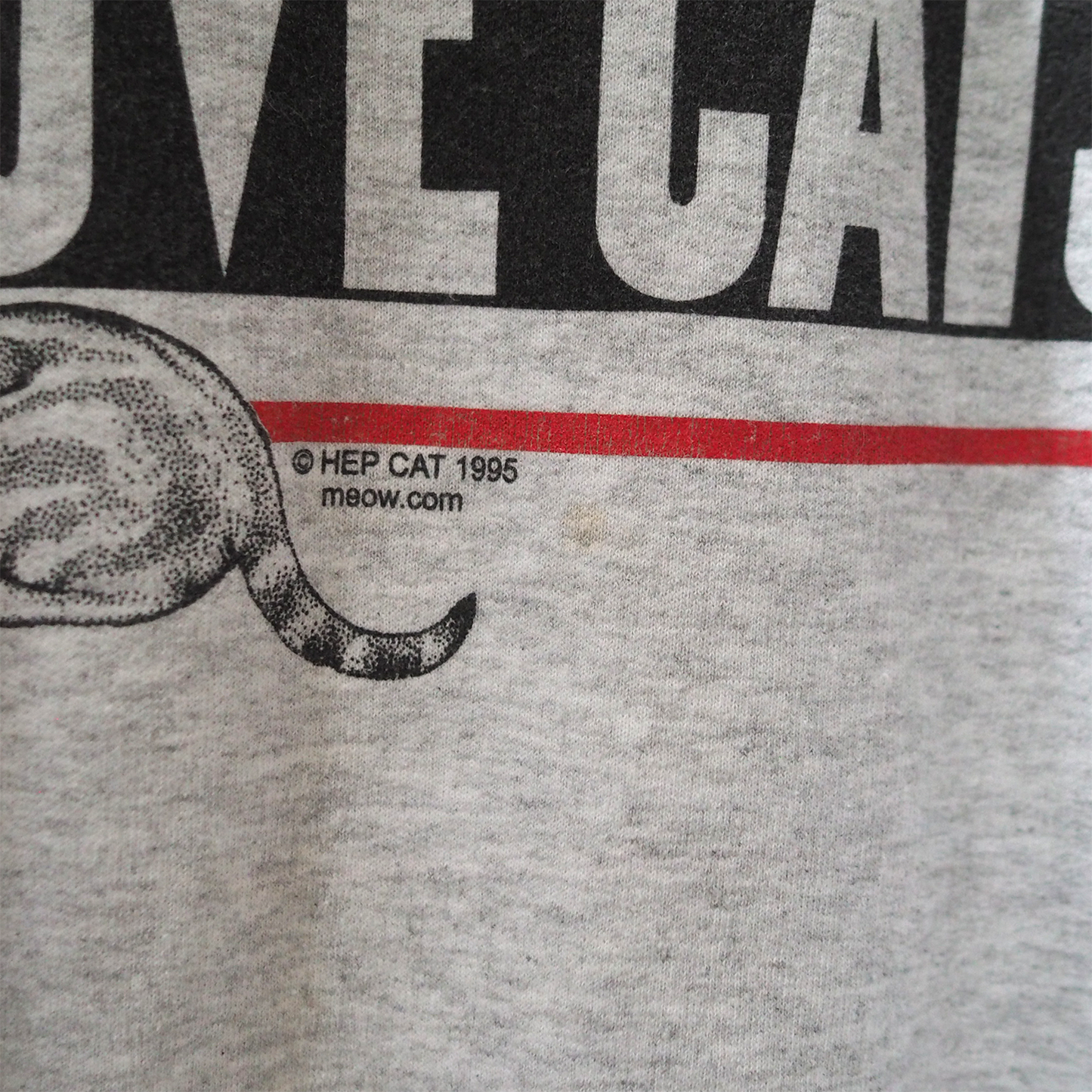 HEP CAT "REAL MEN LOVE CATS" Sweatshirt / 00s