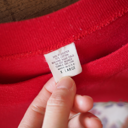 Cats in the Garden Tee / 90s / Made in USA