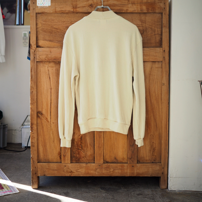Three Cats Ribbed Sweater / 90s-