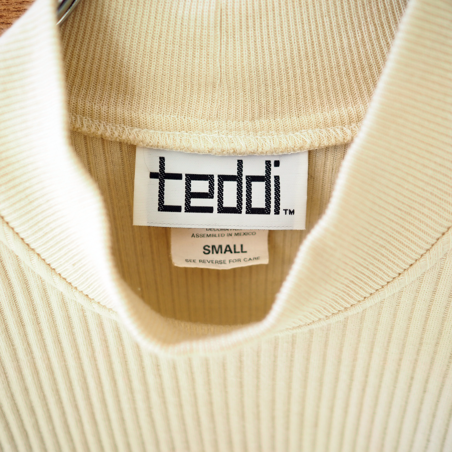 Three Cats Ribbed Sweater / 90s-