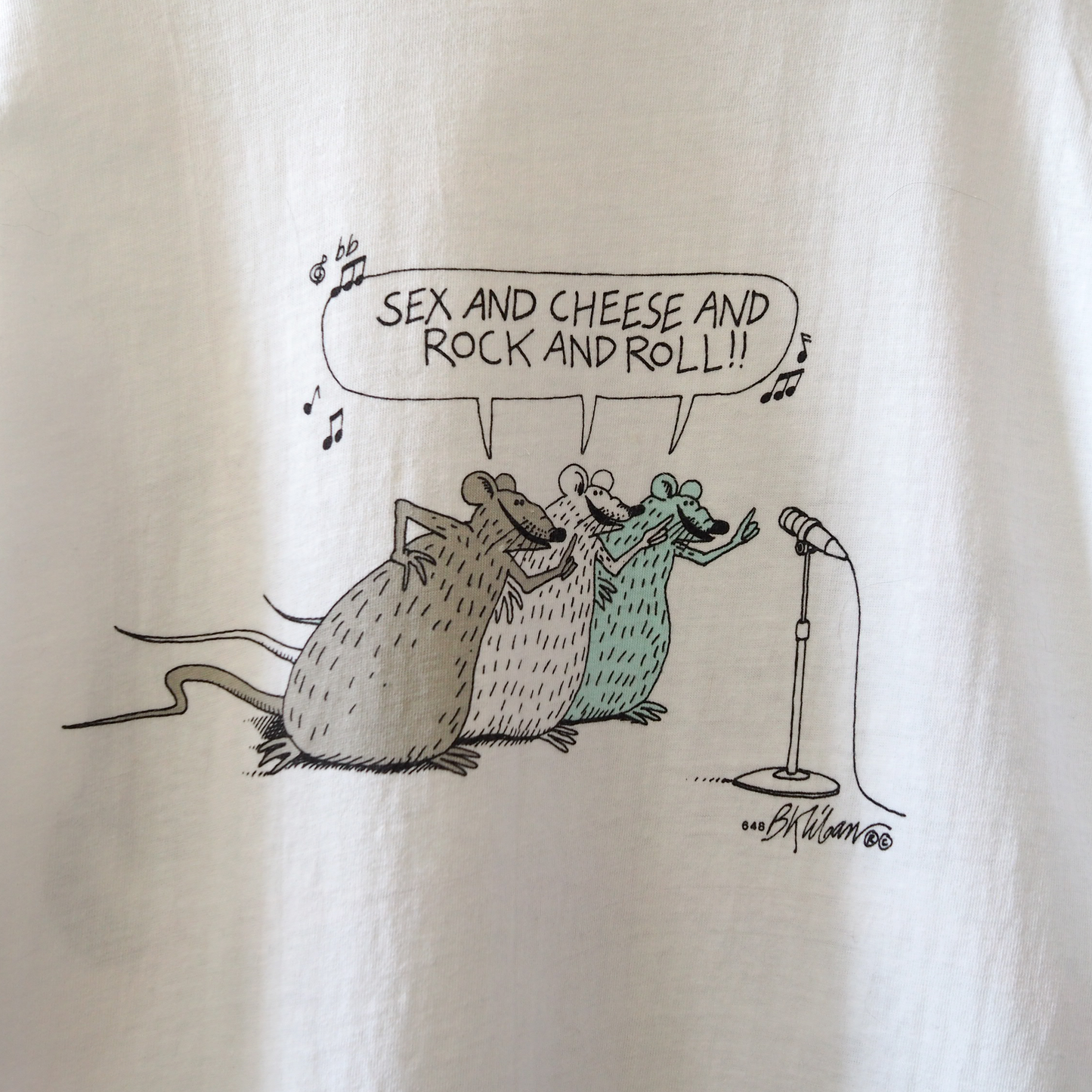 Rock'n'Roll Cats Tee / 80s- / Made in USA