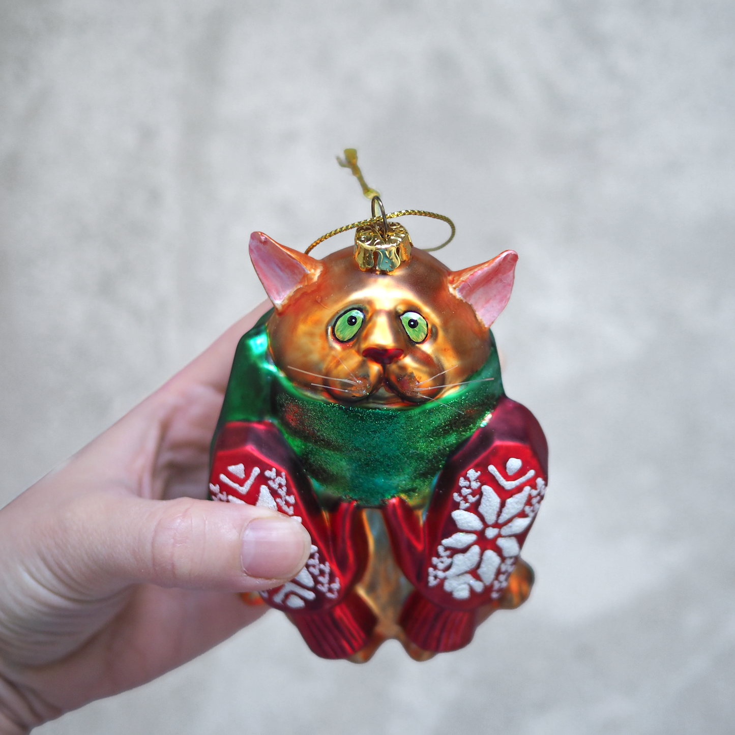 Xmas Ornament "Mittens Cat" / Kurt Adler × The Art Institute of Chicago