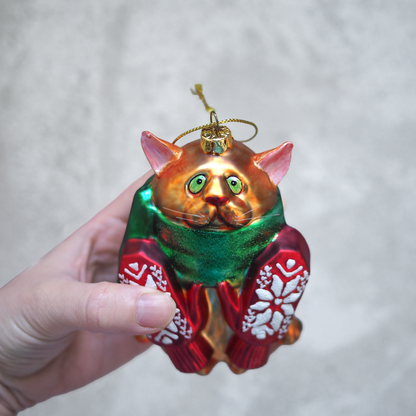 Xmas Ornament "Mittens Cat" / Kurt Adler × The Art Institute of Chicago