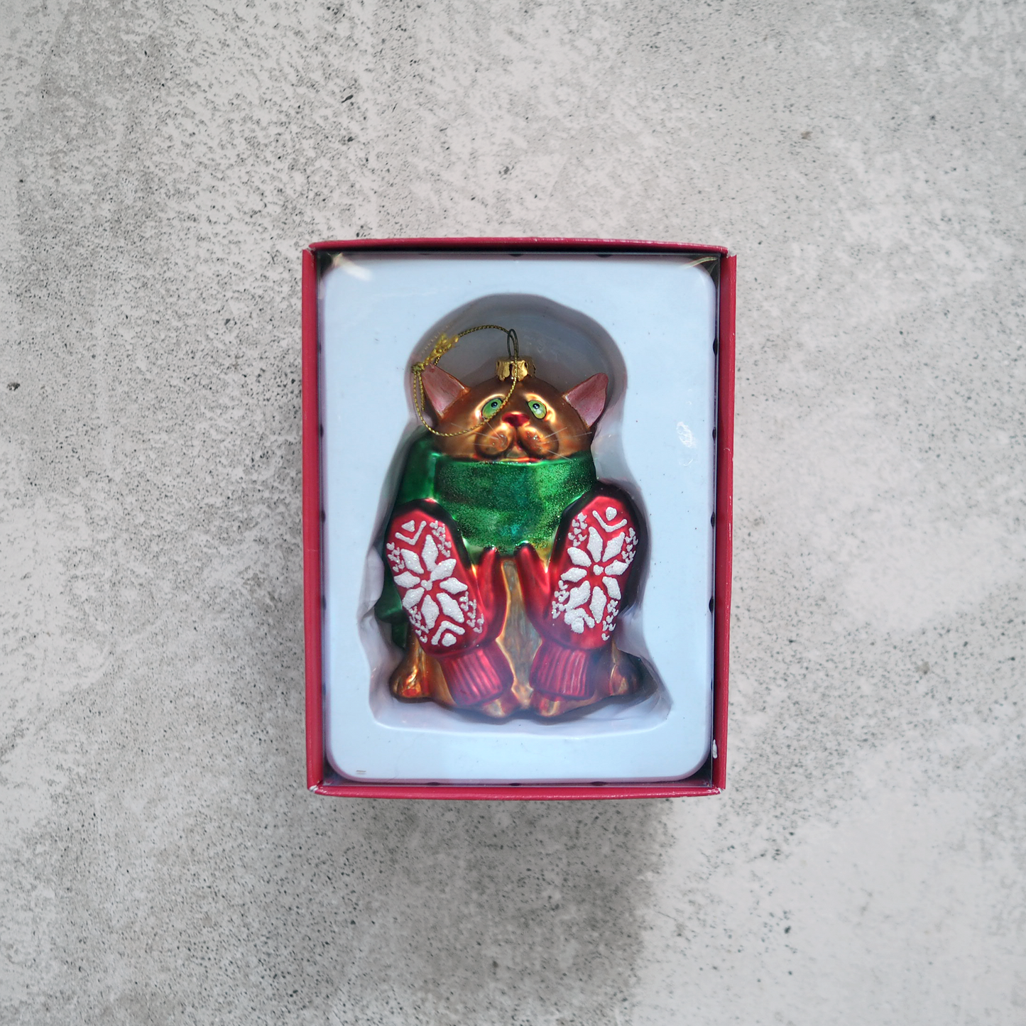 Xmas Ornament "Mittens Cat" / Kurt Adler × The Art Institute of Chicago