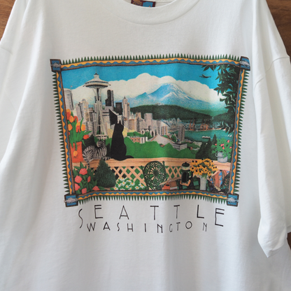 Seattle Washington Tee / 90s / Made in USA