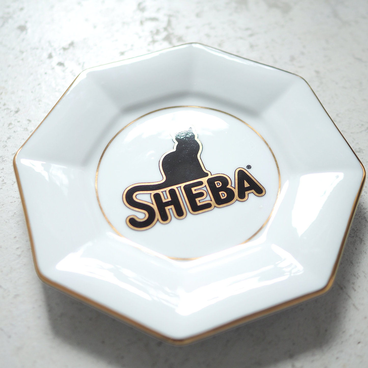 Sheba Glass Plate / 90s