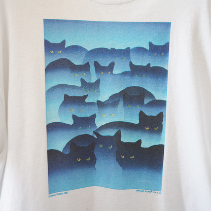SMOKY MOUNTAIN CATS (Sherry Vintson) Tee / 90s / Made in USA