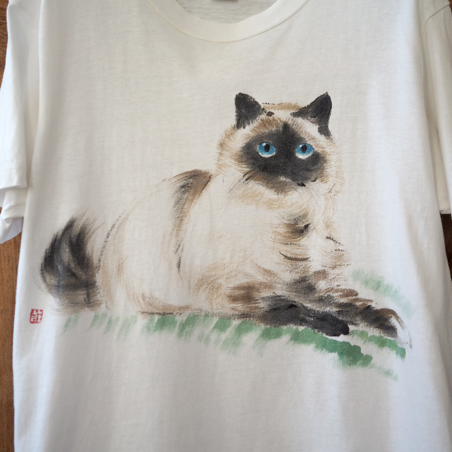 Siam Cat Tee / 80s- / Made in USA