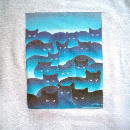 SMOKY MOUNTAIN CATS (Sherry Vintson) Sweat / 90s / Made in USA