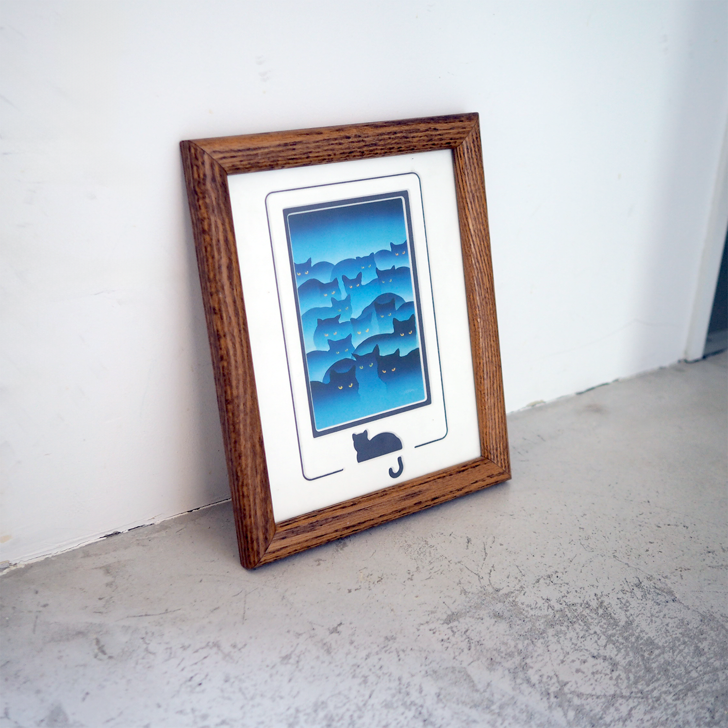 SMOKY MOUNTAIN CATS Art Frame / 90s / Made in USA - ネコ古着