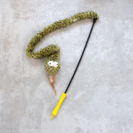 Snake Cat Wand Toy