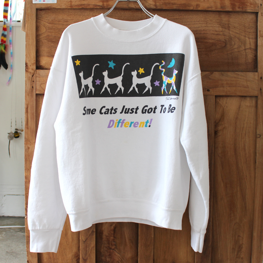Some Cats Just Got To Be Different! Sweat / 90s