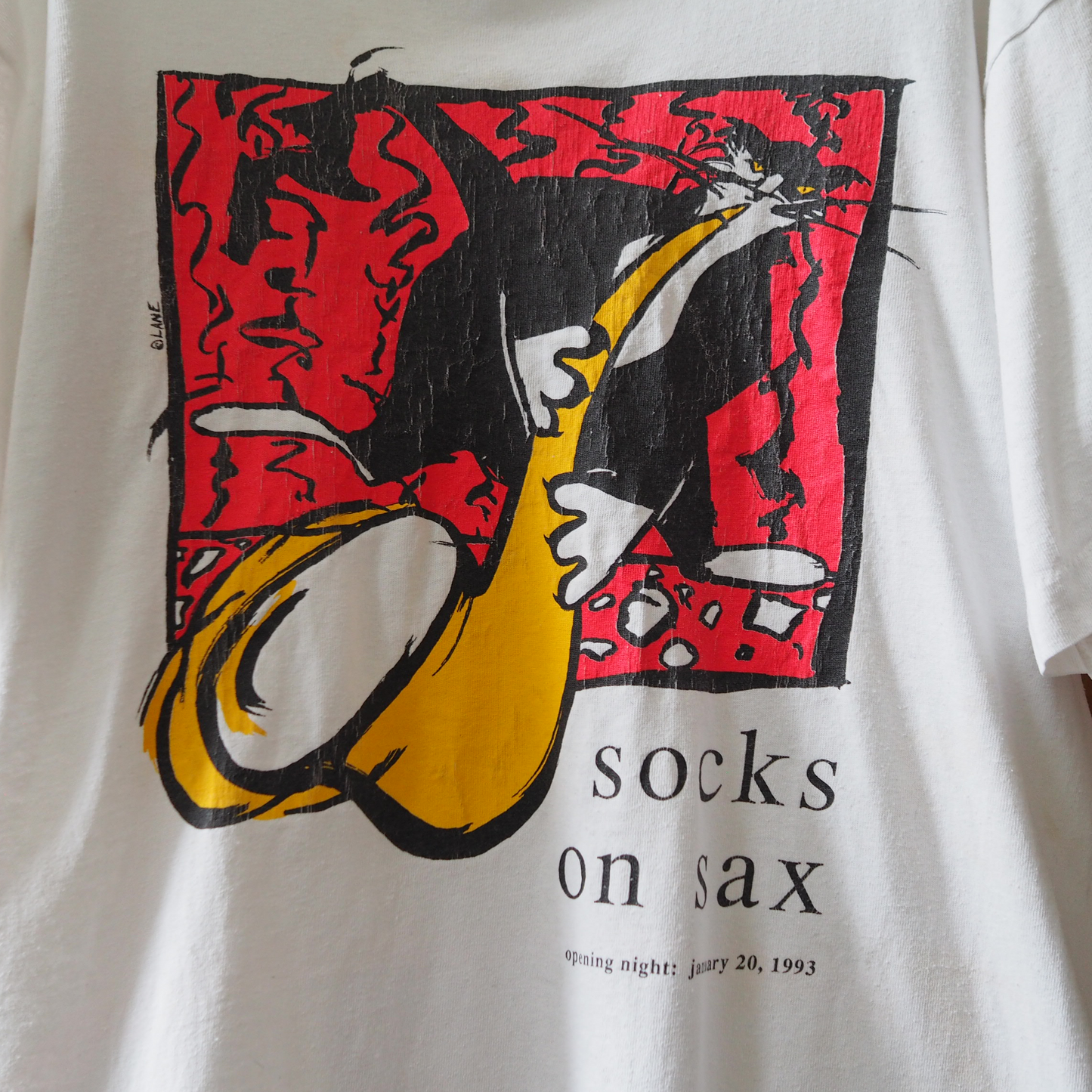 Socks on Sax Tee / 90s / Made in USA