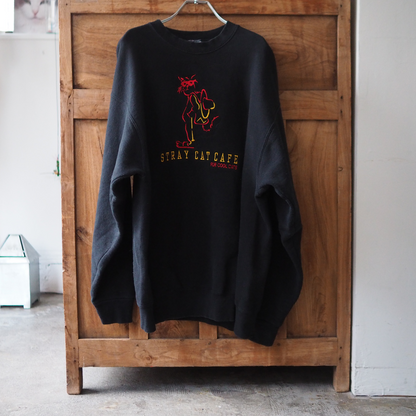 Stray Cat Cafe Sweat / 90s