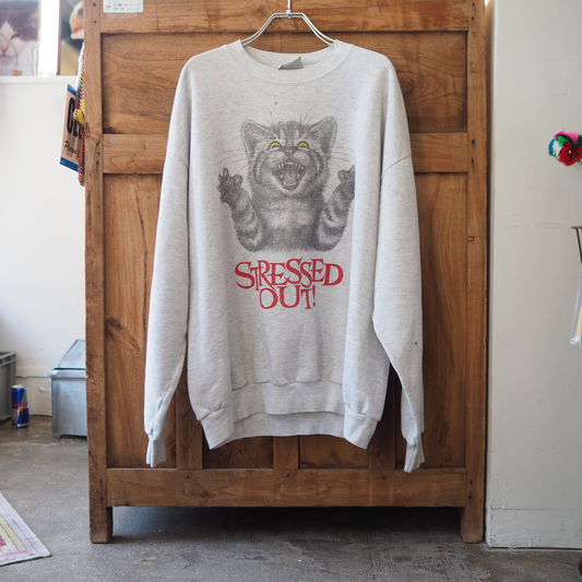 Bob Harrison Stressed Out Sweatshirt / 90s