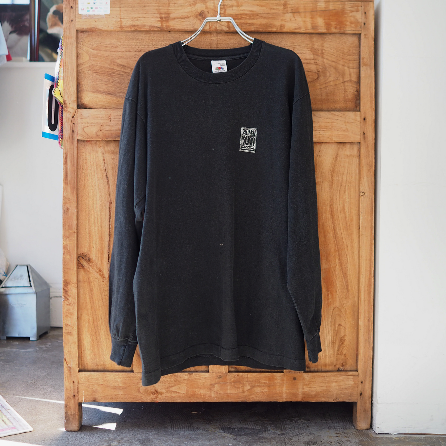 STUART KATT Long-Sleeve Tee / 90s / Made in Canada
