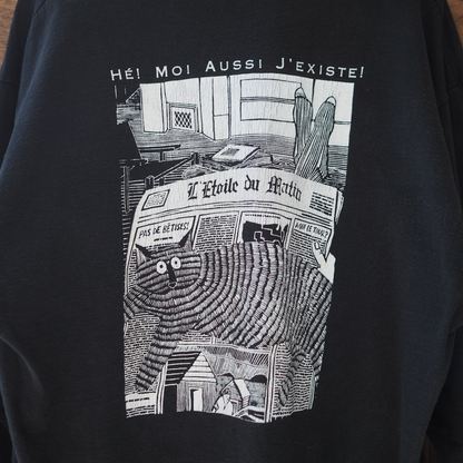 STUART KATT Long-Sleeve Tee / 90s / Made in Canada