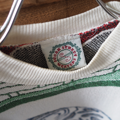 I ♡ Cats Sweater / Sugar Street Weavers / 90s