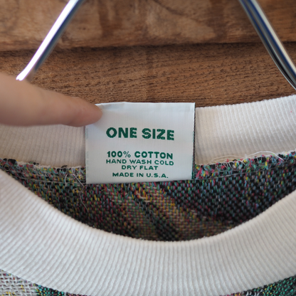 Tabby Cats Sweater / Sugar Street Weavers / 90s